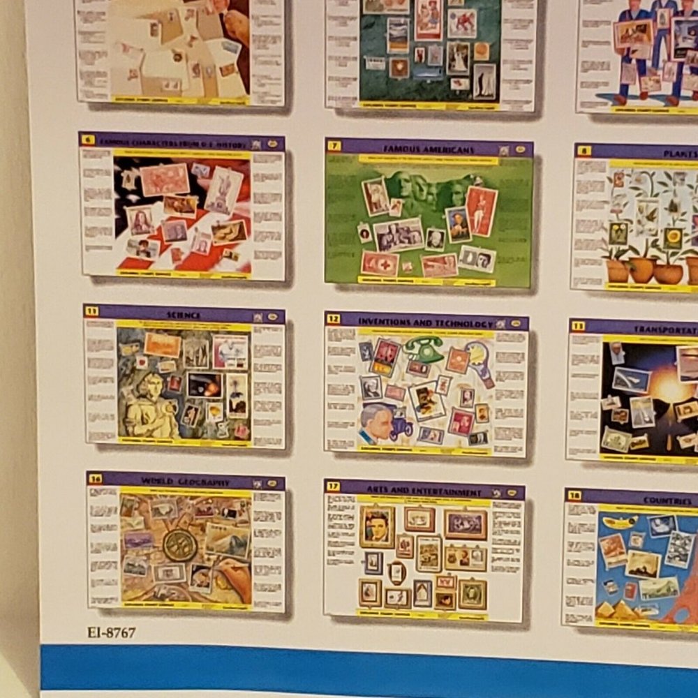 GeoSafari Learning System 1995 Exploring Stamps - Picture 12 of 12